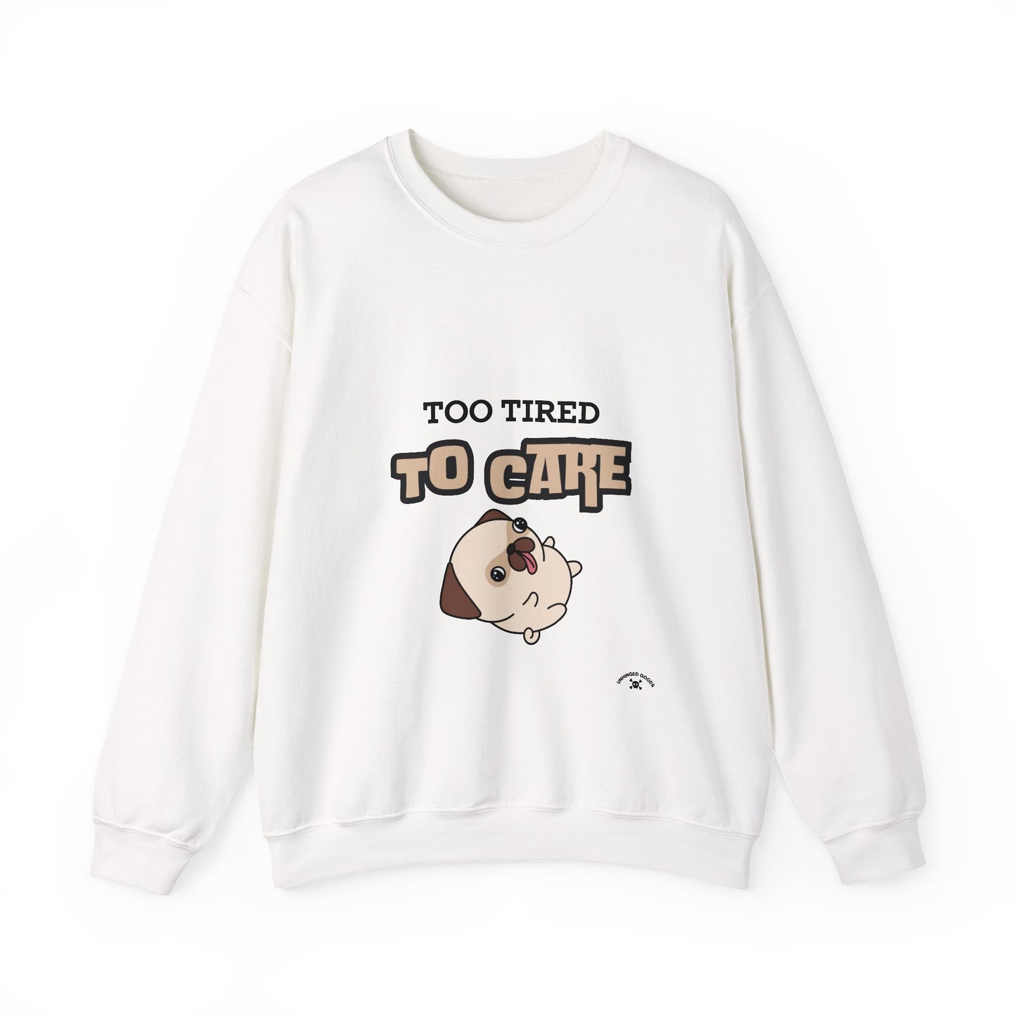 Too Tired to Cake Crewneck Sweatshirt - Unisex Heavy Blend™