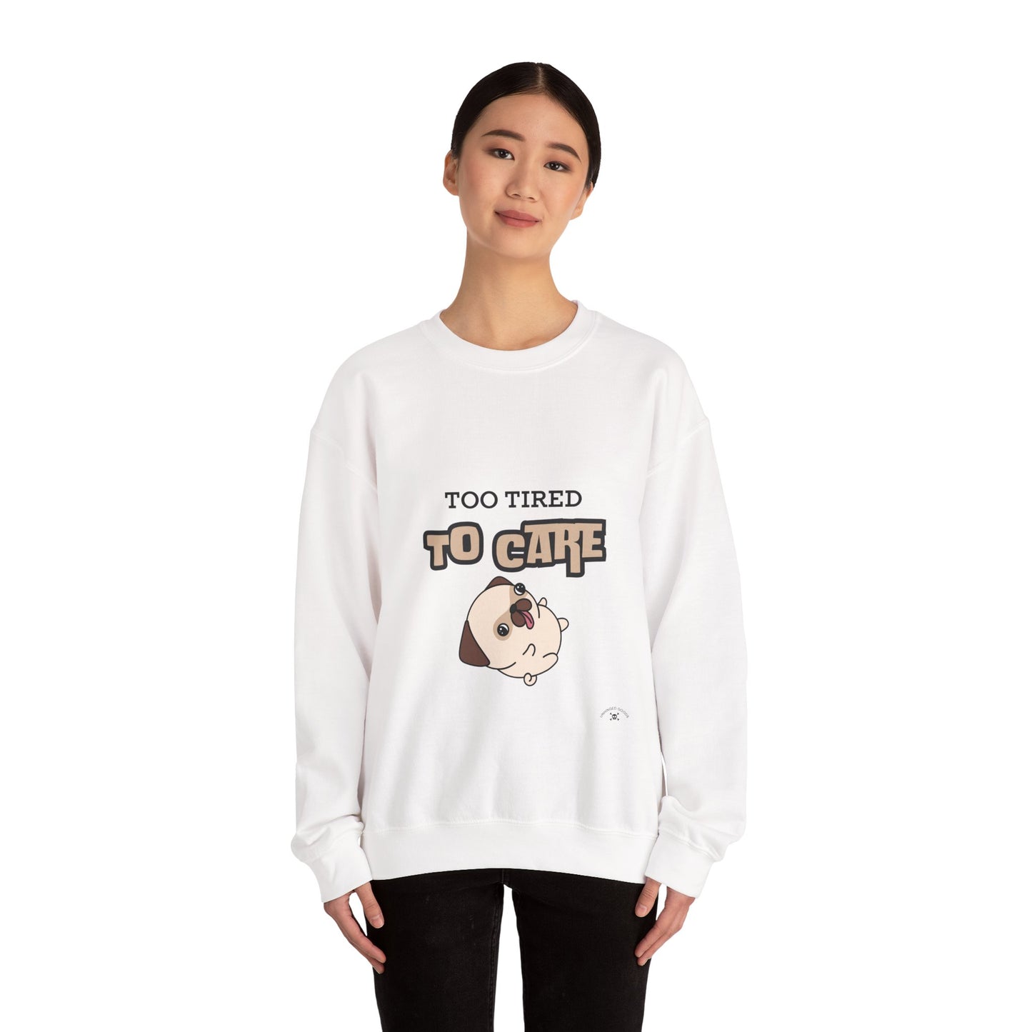 Too Tired to Cake Crewneck Sweatshirt - Unisex Heavy Blend™