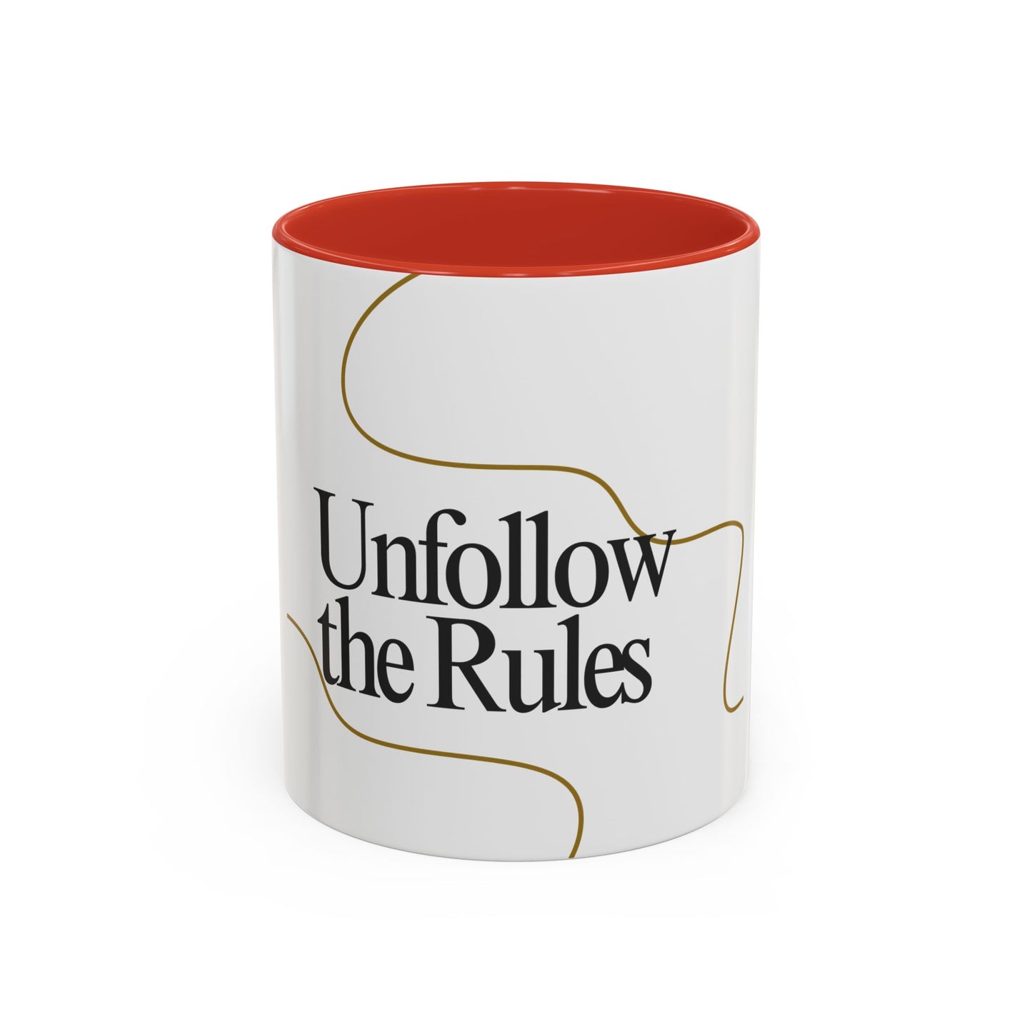 Stylish Unfollow the Rules Coffee Mug - 11oz & 15oz