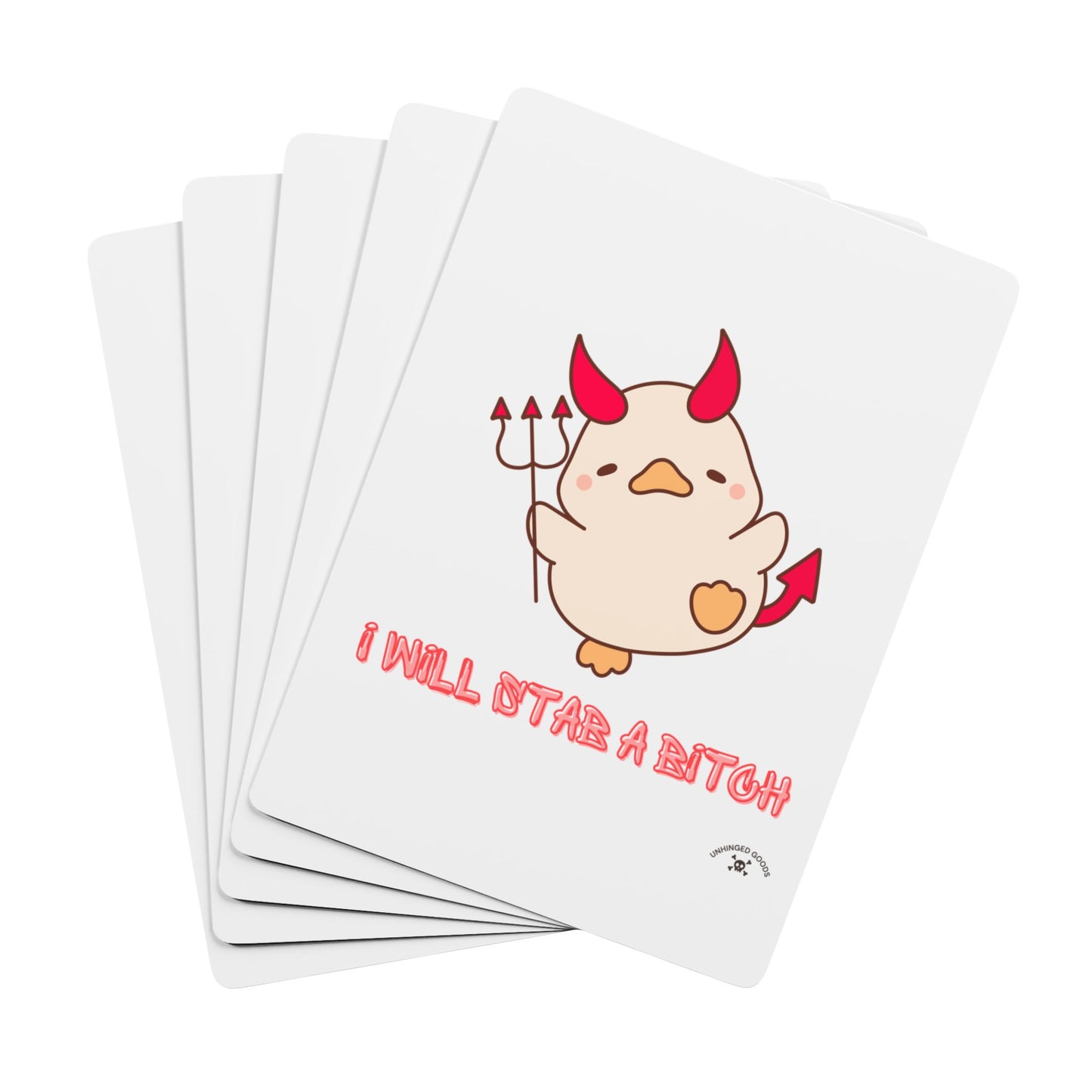 Cute Cartoon Poker Playing Cards - Unique Gift for Game Nights, Party Supplies, Collectible Card Deck, Fun and Quirky Design, Ace of Spades