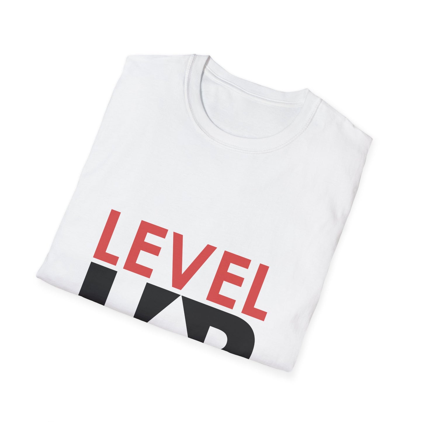 Unisex Level Up T-Shirt - Softstyle Fit for Gamers and Achievers