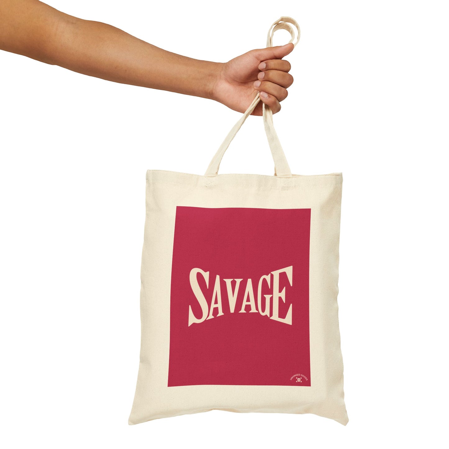 Savage Cotton Canvas Tote Bag | Eco-Friendly & Stylish Carryall
