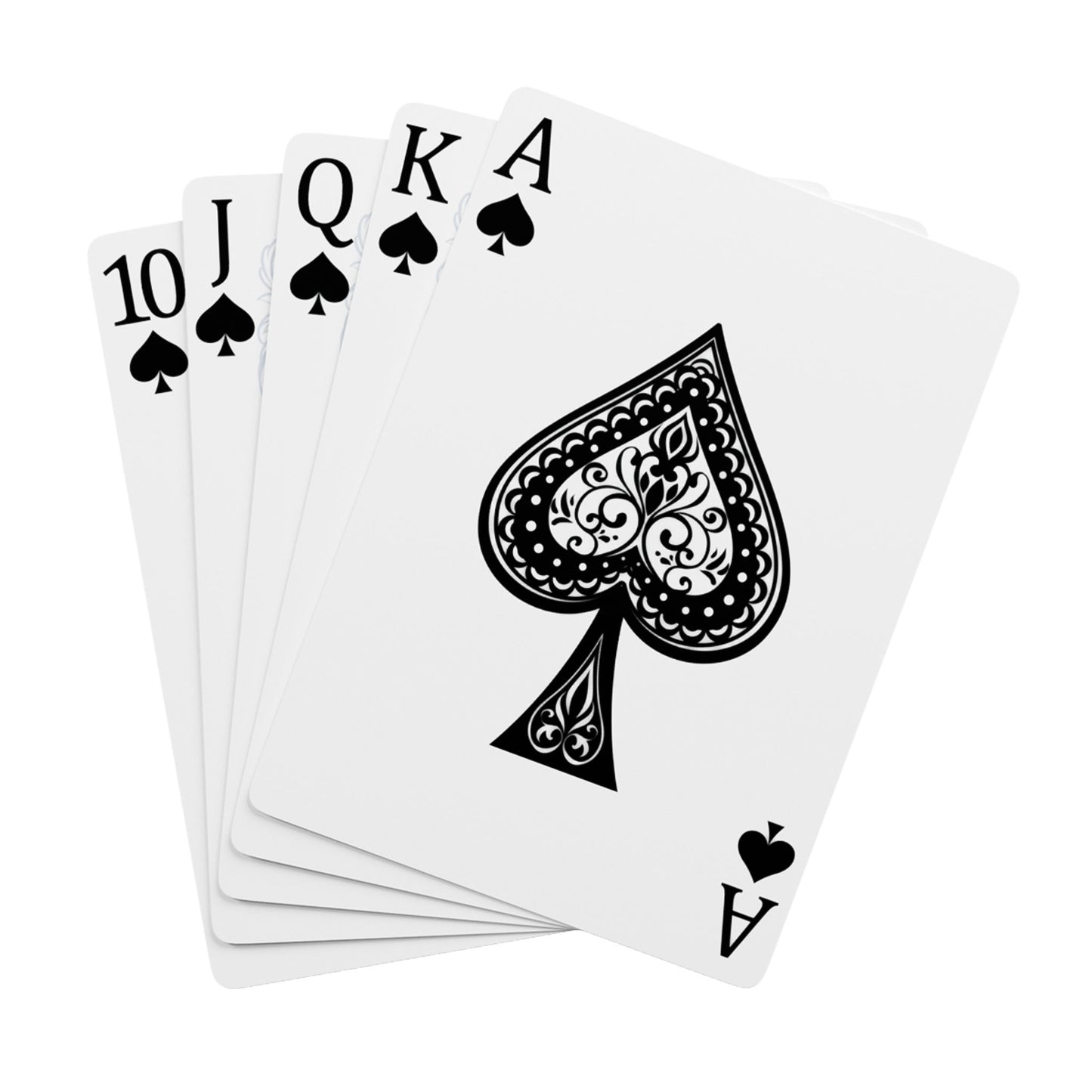 Cute Cartoon Poker Playing Cards - Unique Gift for Game Nights, Party Supplies, Collectible Card Deck, Fun and Quirky Design, Ace of Spades