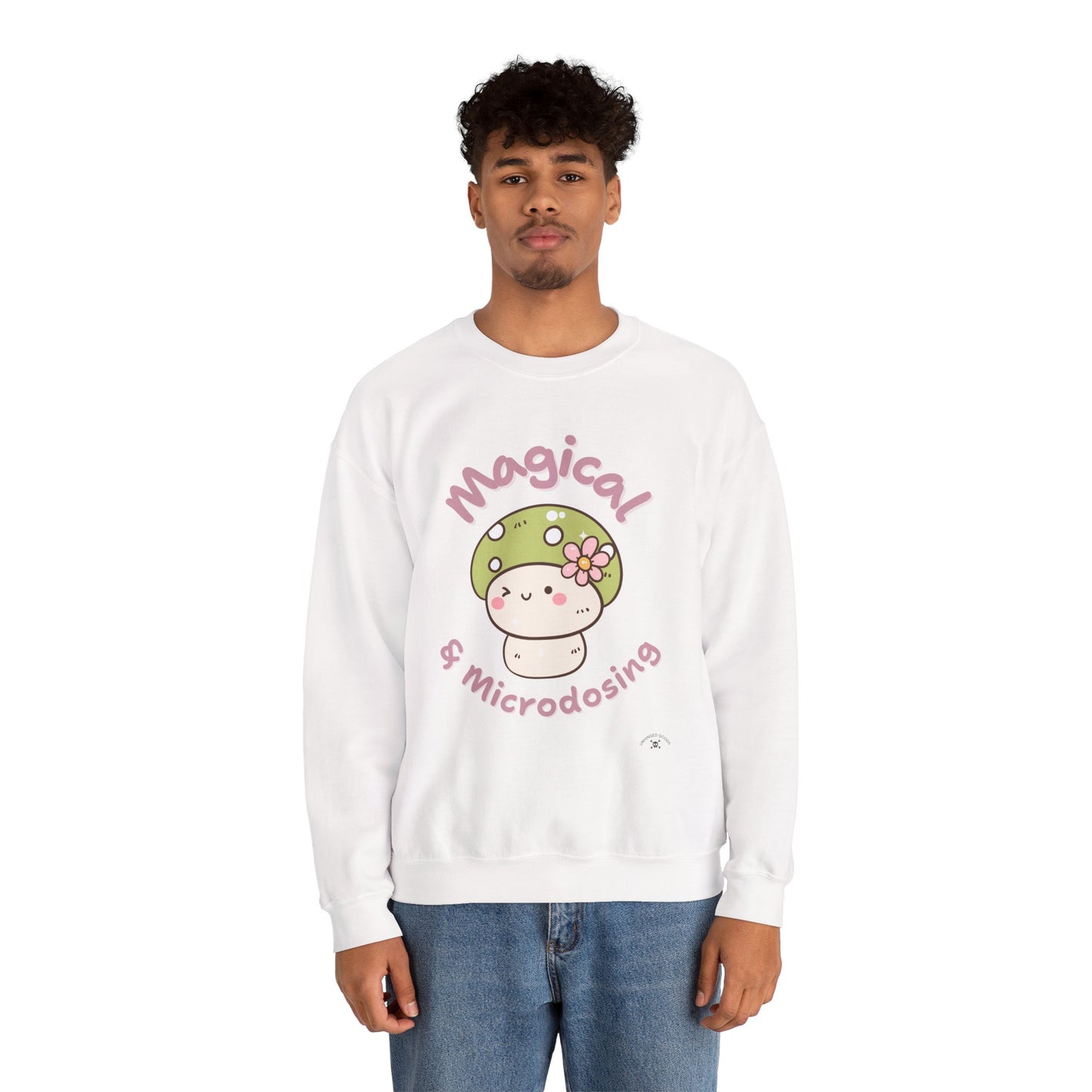 Magical Microdosing Sweatshirt - Cozy Unisex Crewneck for Plant Lovers