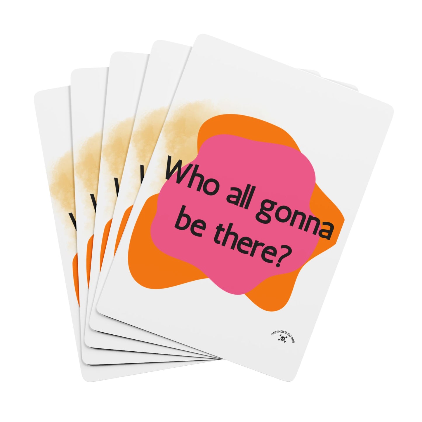 Creative Poker Playing Cards - Perfect for Game Nights & Gatherings!