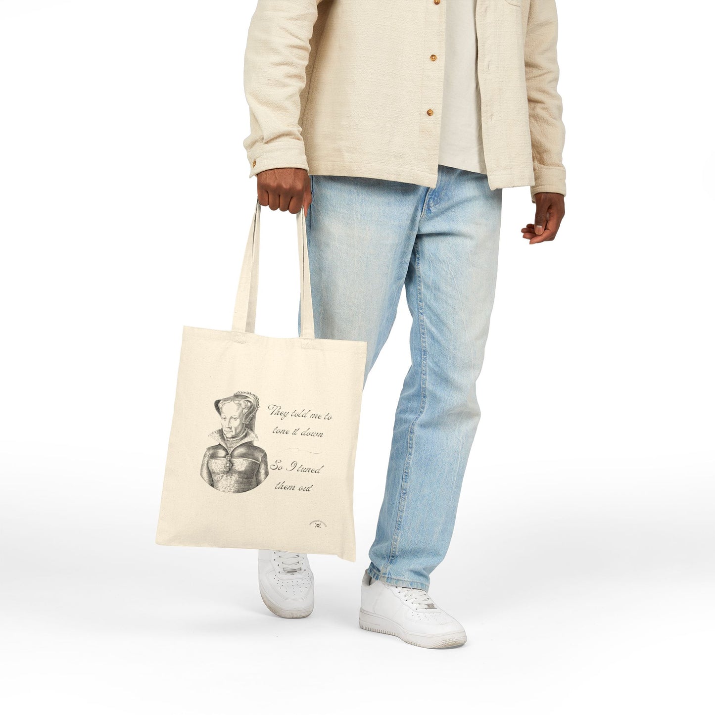 Inspirational Cotton Canvas Tote Bag - Perfect for Eco-Friendly Living & Everyday Use