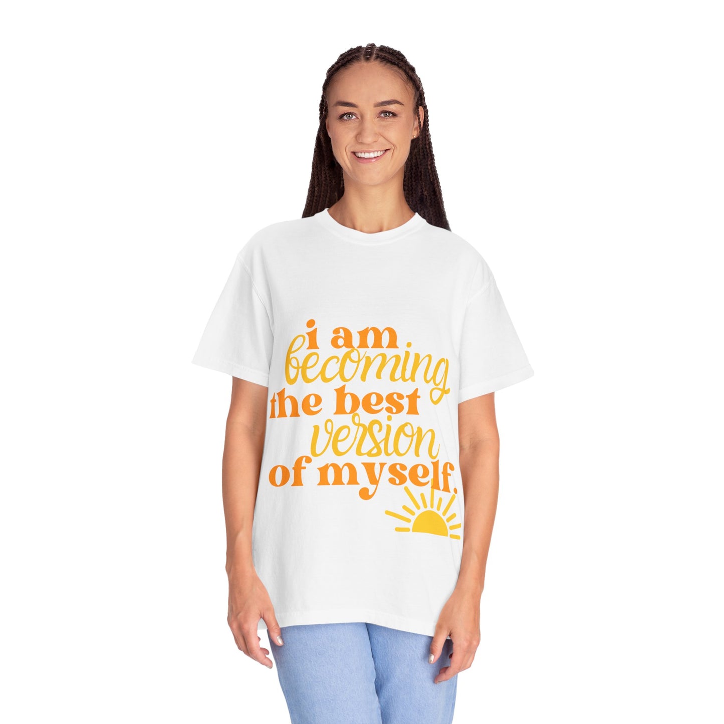 Inspiring Motivational T-Shirt, Personal Growth Tee, Positive Vibes Shirt, Self-Improvement Gift, Everyday Comfort Wear