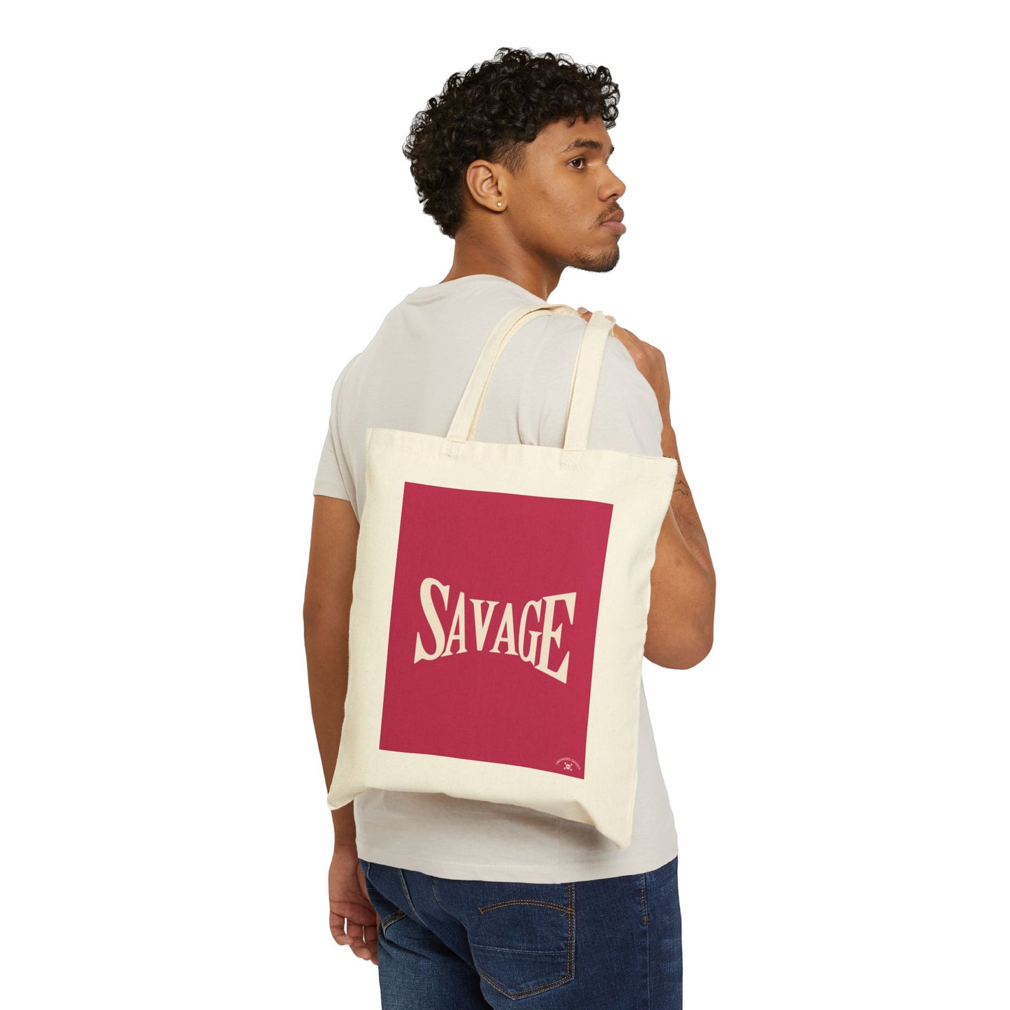Savage Cotton Canvas Tote Bag | Eco-Friendly & Stylish Carryall