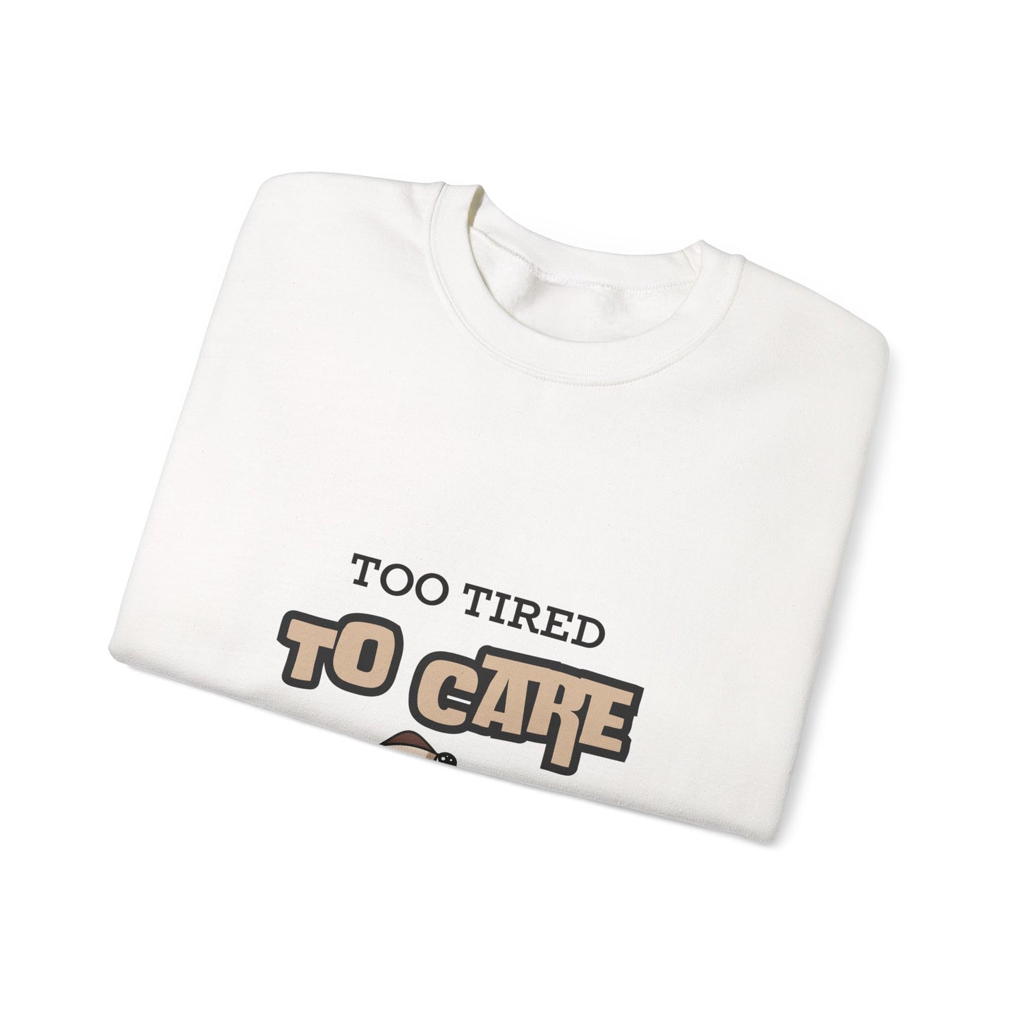 Too Tired to Cake Crewneck Sweatshirt - Unisex Heavy Blend™