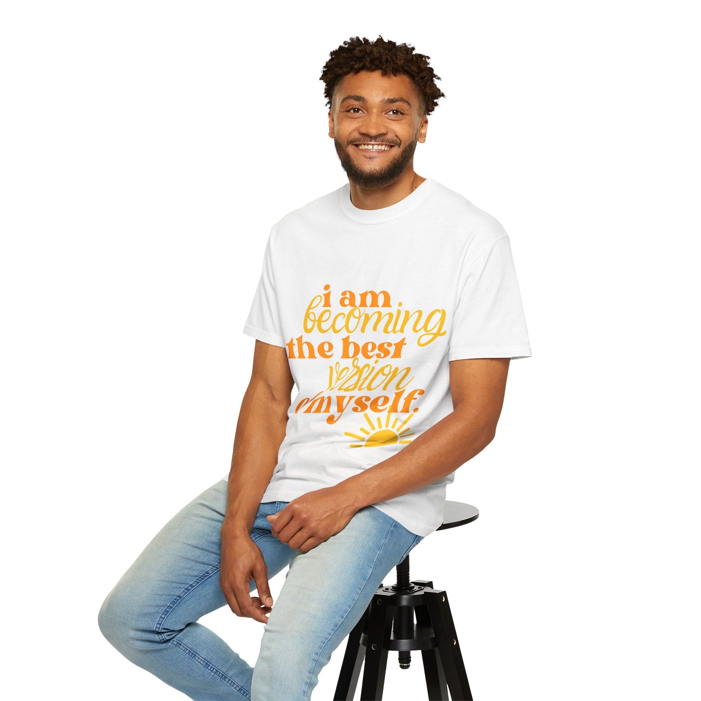 Inspiring Motivational T-Shirt, Personal Growth Tee, Positive Vibes Shirt, Self-Improvement Gift, Everyday Comfort Wear