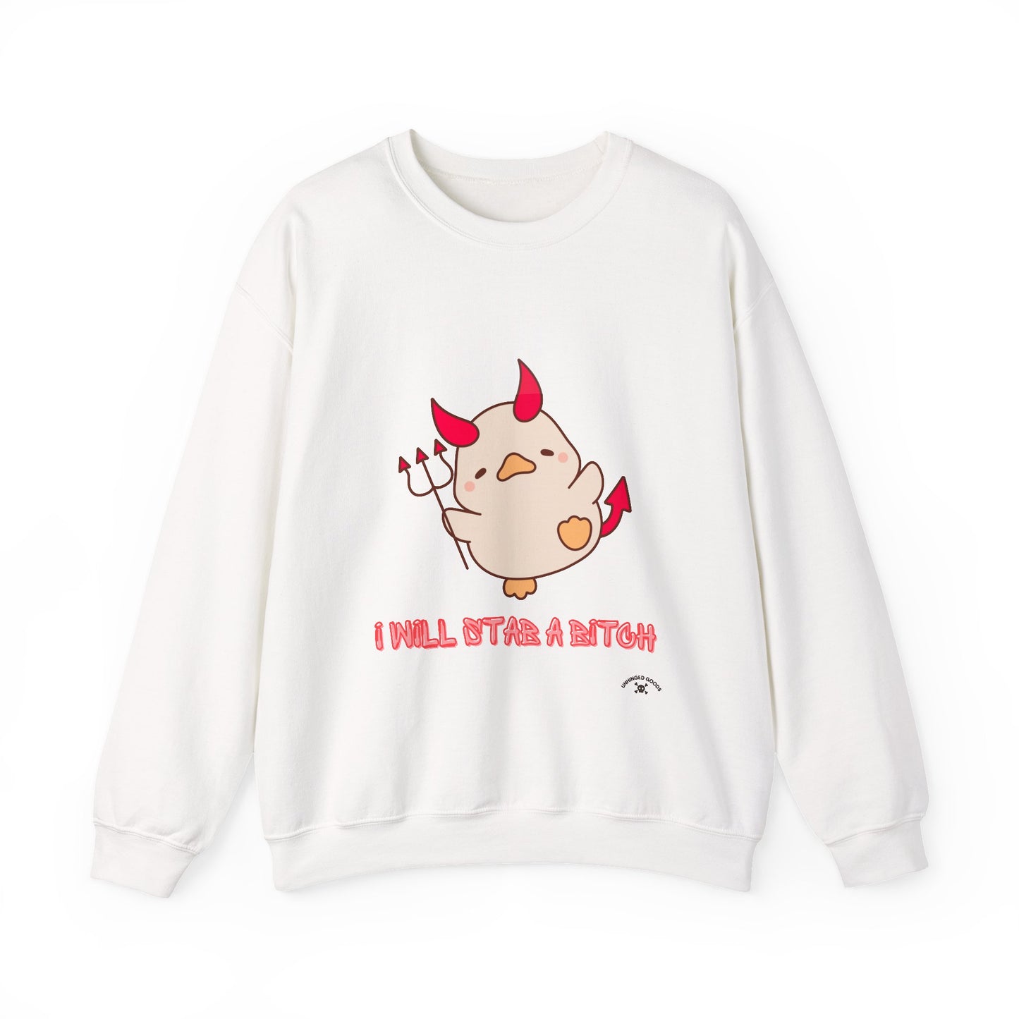 I Will Start A B*tch Unisex Heavy Blend™ Crewneck Sweatshirt