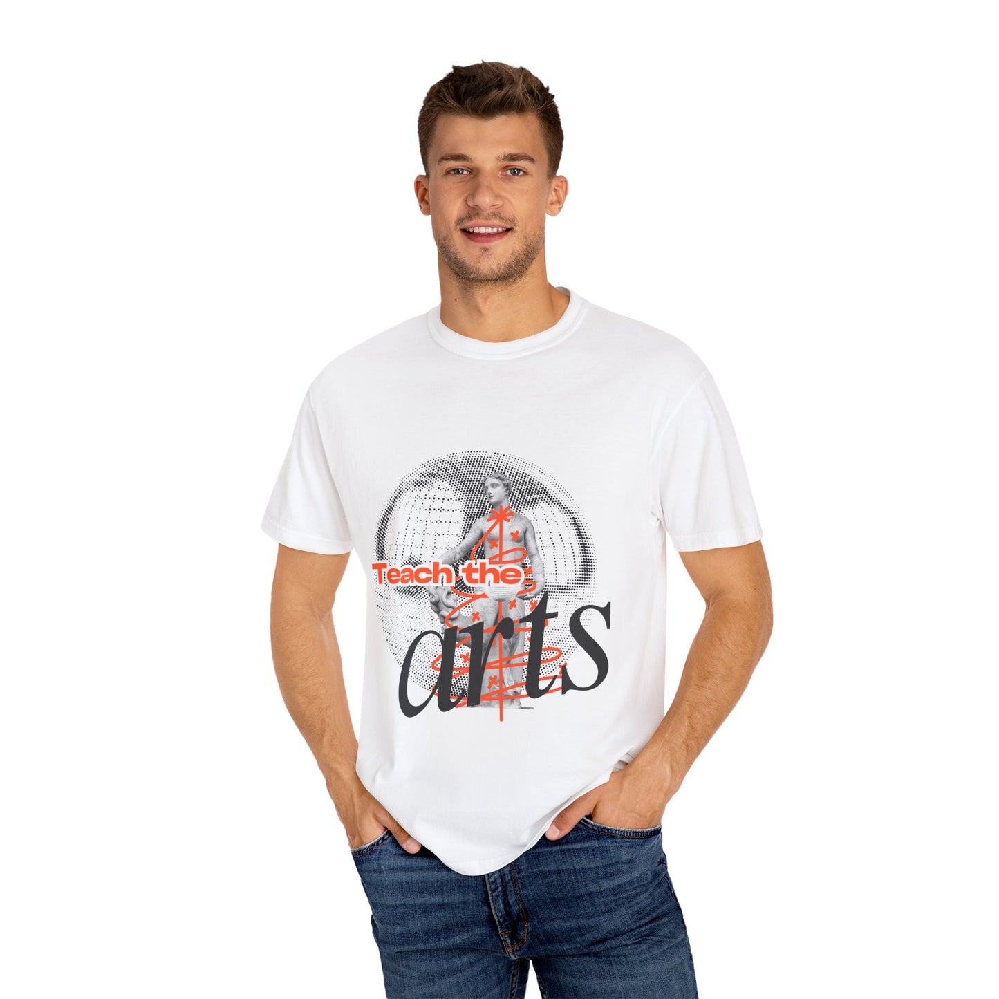 Teach the Arts Unisex Garment-Dyed T-Shirt