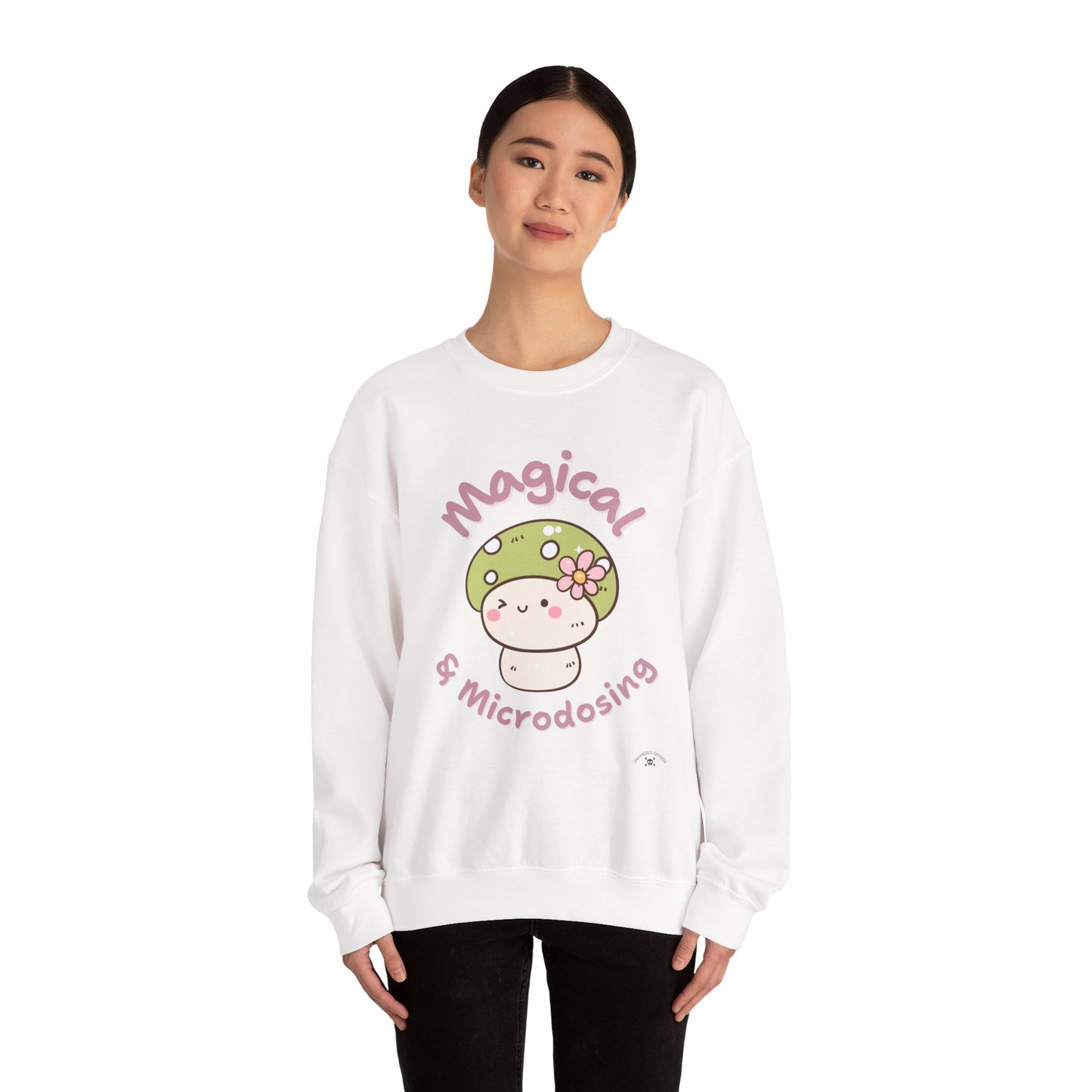 Magical Microdosing Sweatshirt - Cozy Unisex Crewneck for Plant Lovers