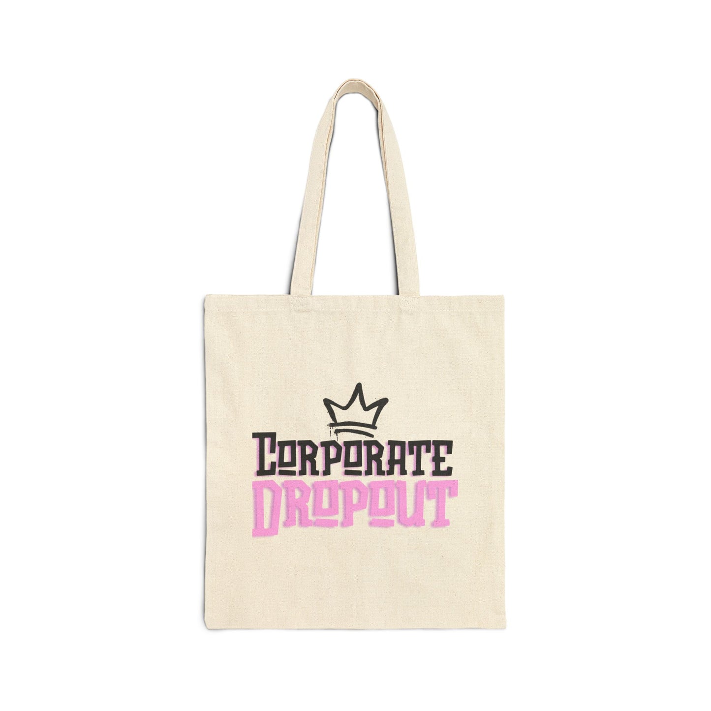 Corporate Dropout Cotton Canvas Tote Bag - Stylish & Reusable Shopping Companion