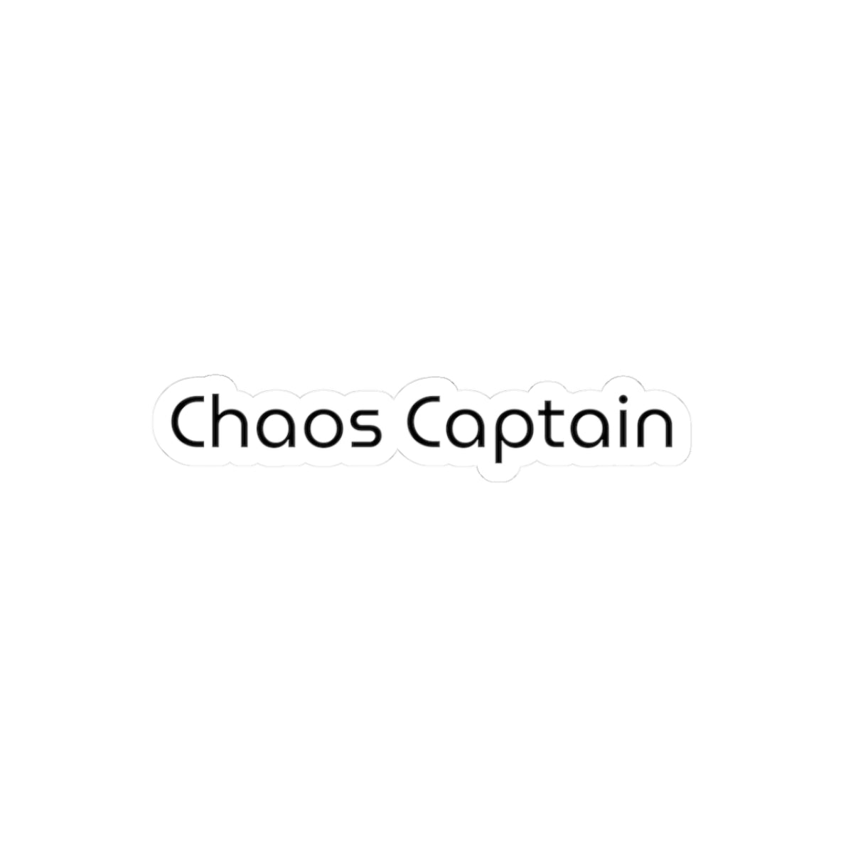 Chaos Captain Kiss-Cut Stickers - Fun Laptop Decal for Creative Souls