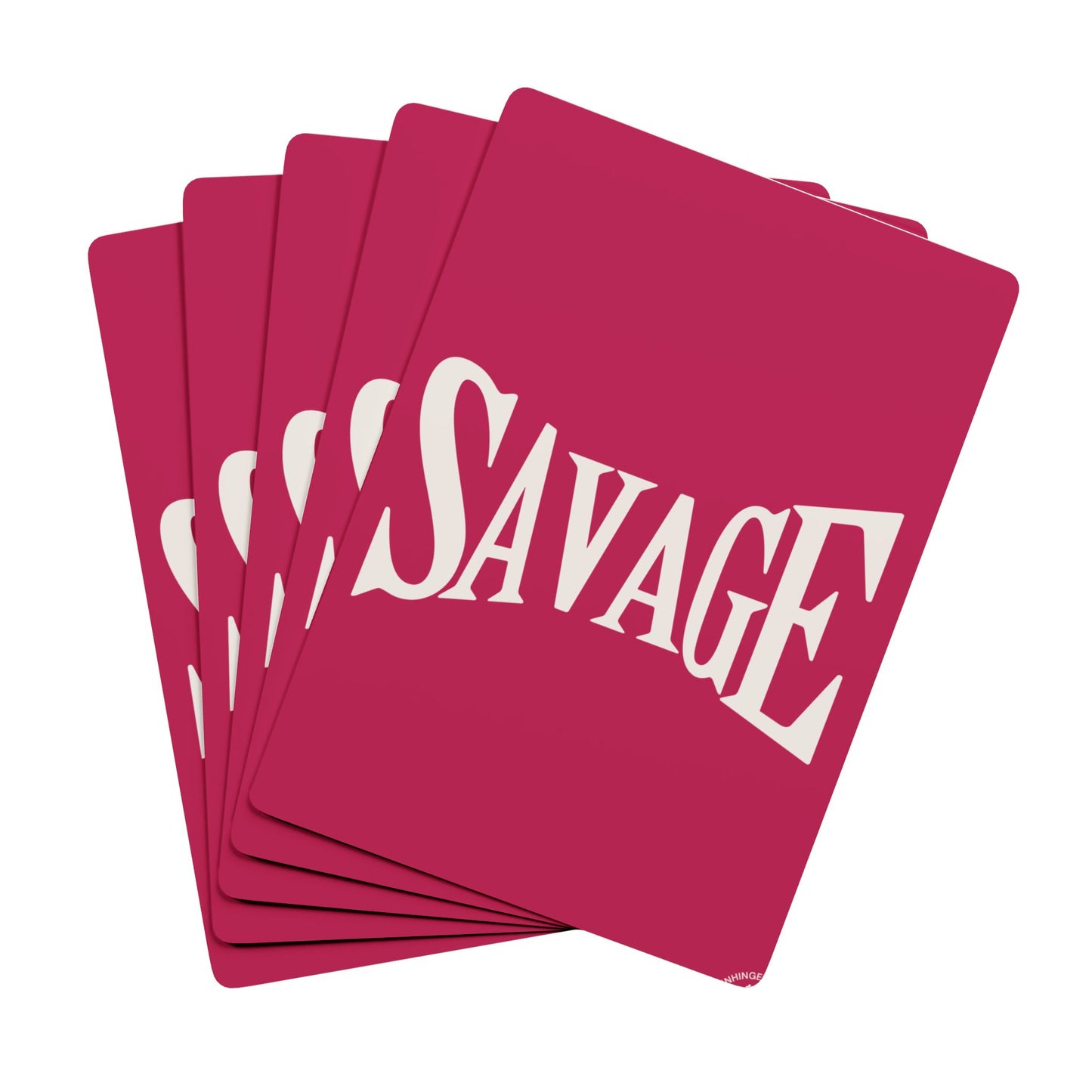 Savage Poker Playing Cards - Unique Design for Game Night