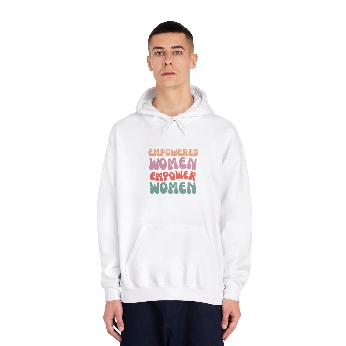 Empowered Women Sweatshirt | Gender Equality Hoodie | Inspirational Gift | Women's Empowerment | Cozy Casual Wear | Unisex Hooded Pullover
