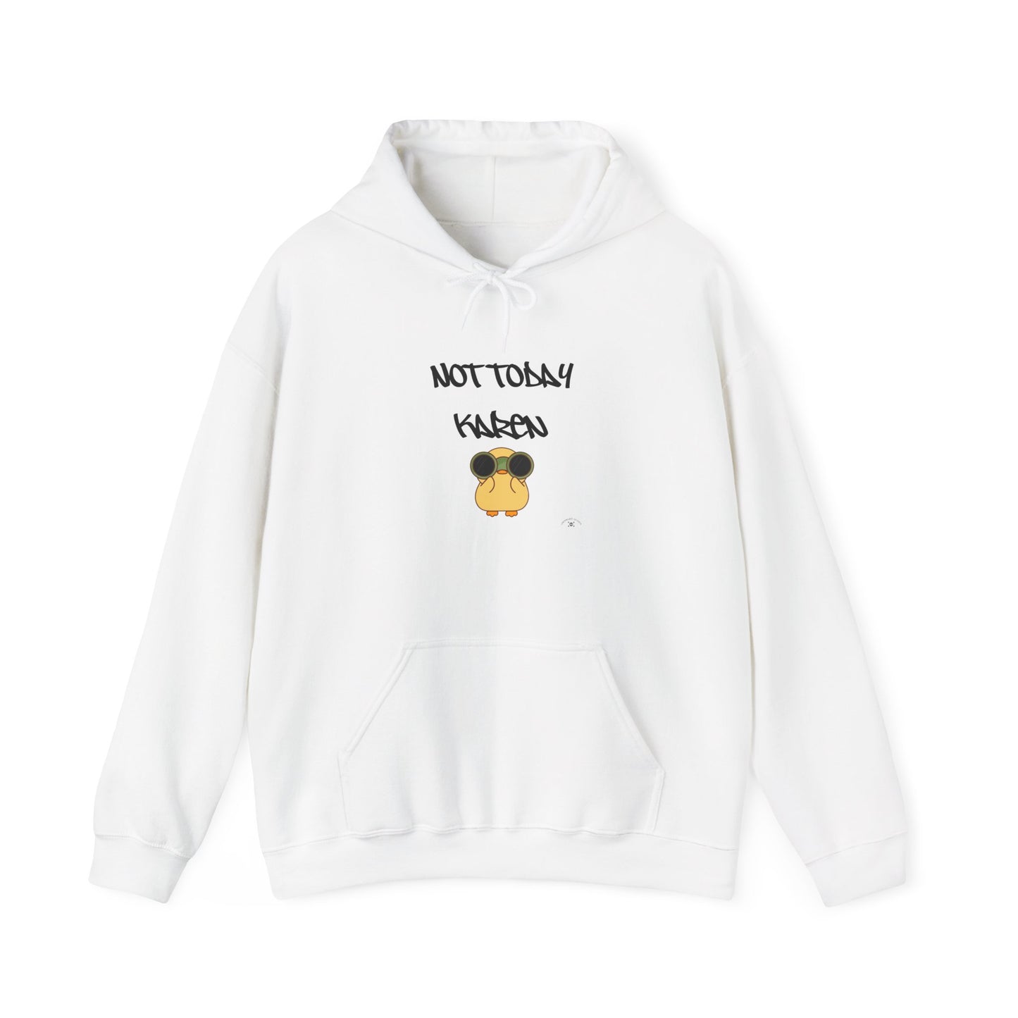 Funny Quote Hoodie, Not Today Karen Sweatshirt, Casual Gift, Trendy Streetwear, Relaxed Fit, Perfect for Daily Wear