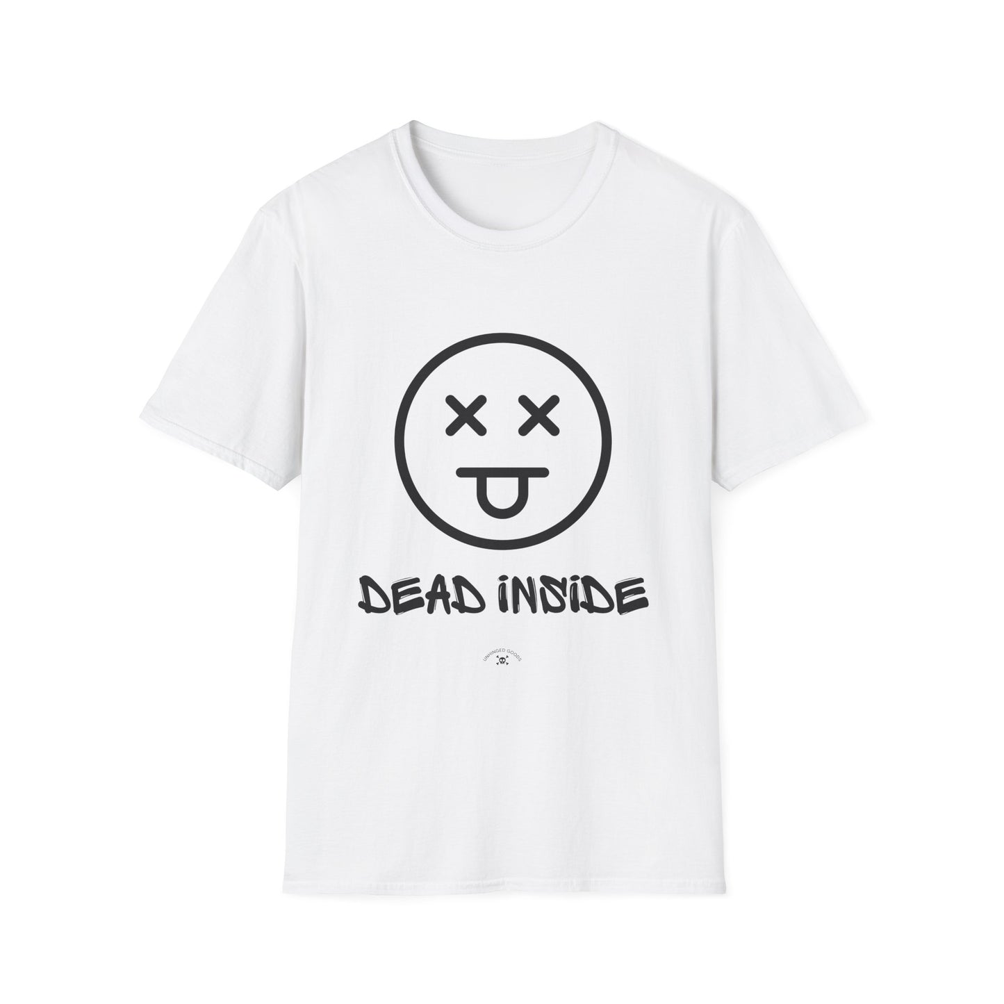 Dead Inside Unisex Softstyle T-Shirt - Casual Graphic Tee for Everyday Wear