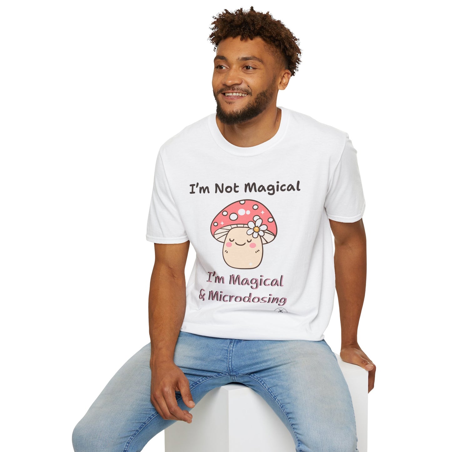 Magical Microdosing T-Shirt - Unisex Softstyle Tee for Plant Lovers