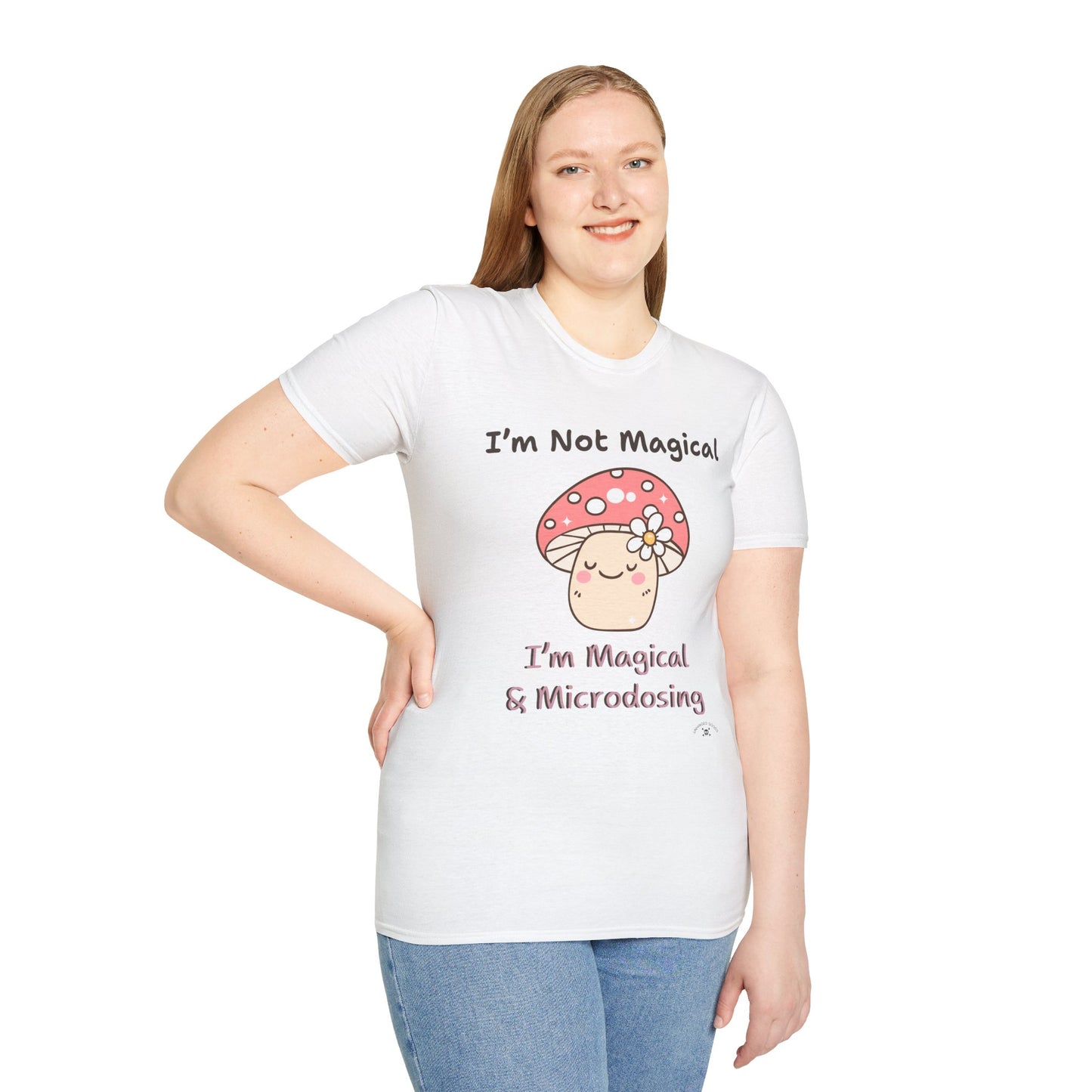 Magical Microdosing T-Shirt - Unisex Softstyle Tee for Plant Lovers