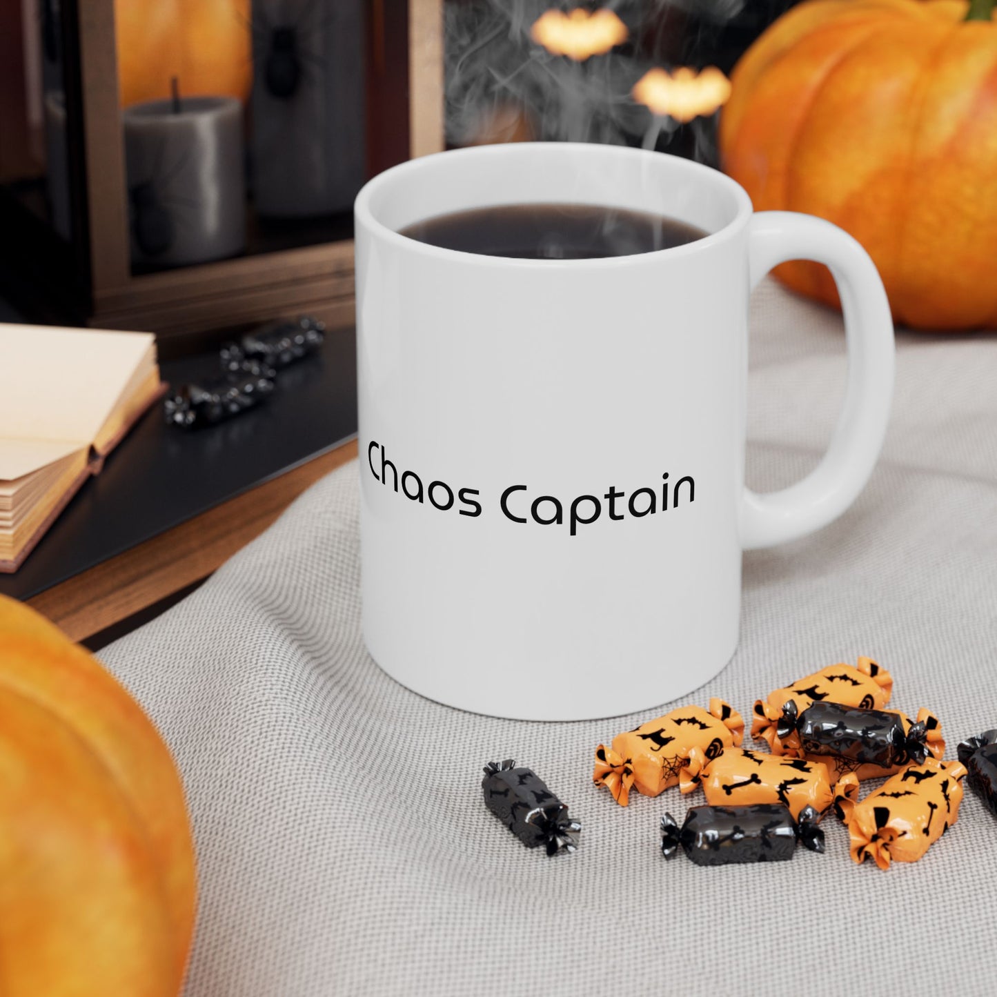 Chaos Captain Ceramic Mug - Fun 11oz & 15oz Coffee Cup for Leaders