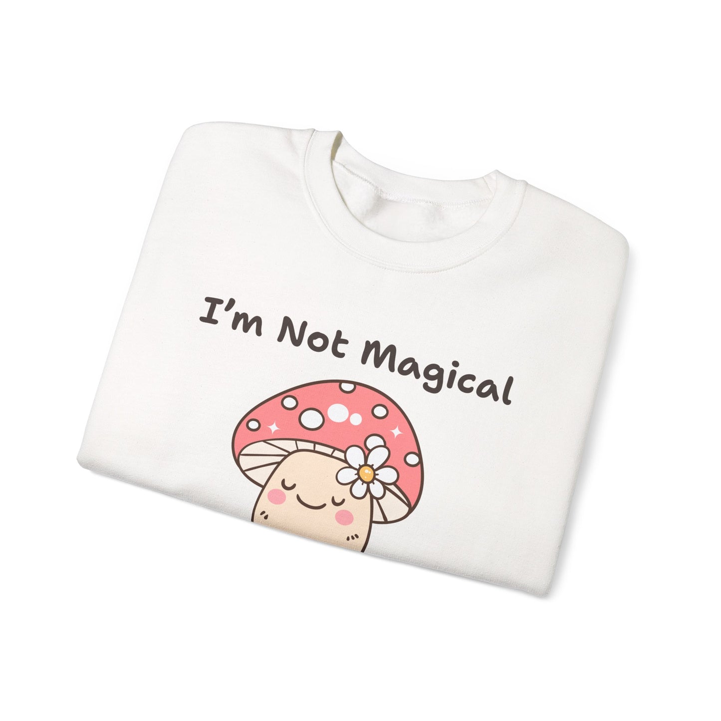 Cute Mushroom Sweatshirt for Microdosing Enthusiasts, Funny Gift, Cozy Apparel, Unisex Crewneck, Fall Fashion