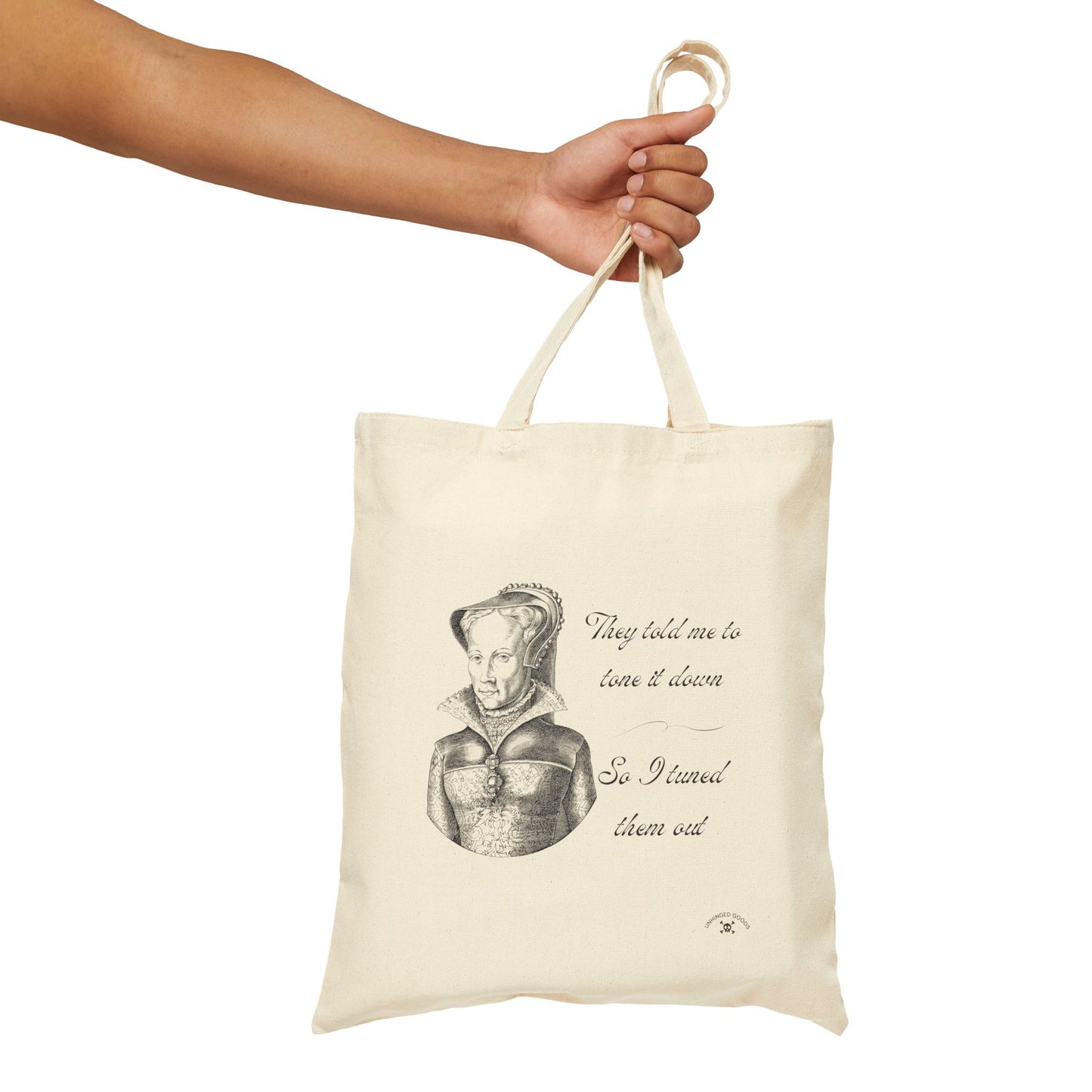 Inspirational Cotton Canvas Tote Bag - Perfect for Eco-Friendly Living & Everyday Use