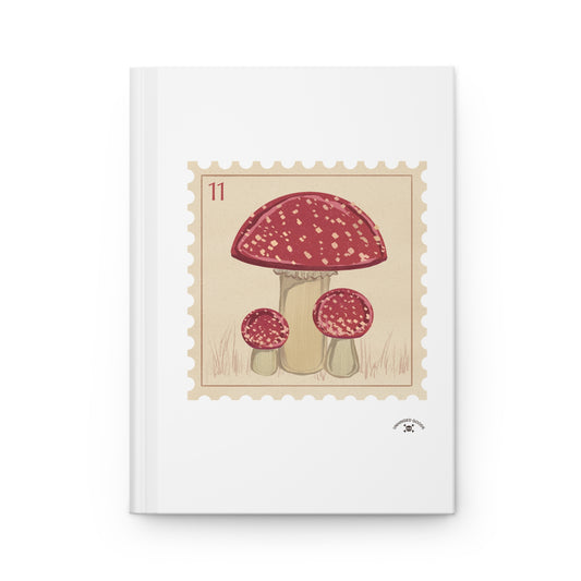 Mushroom-Themed Hardcover Journal | Nature-Inspired Design for Writers & Garden Lovers