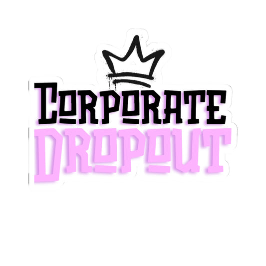 Trendy Corporate Dropout Stickers - Stylish Vinyl Decals for Creative Souls