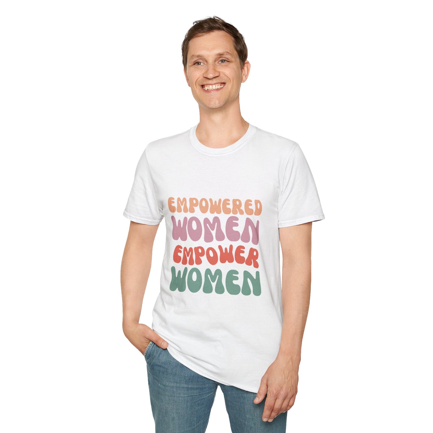 Empowered Women Unisex Softstyle T-Shirt - Inspirational Tee for Feminist Advocacy