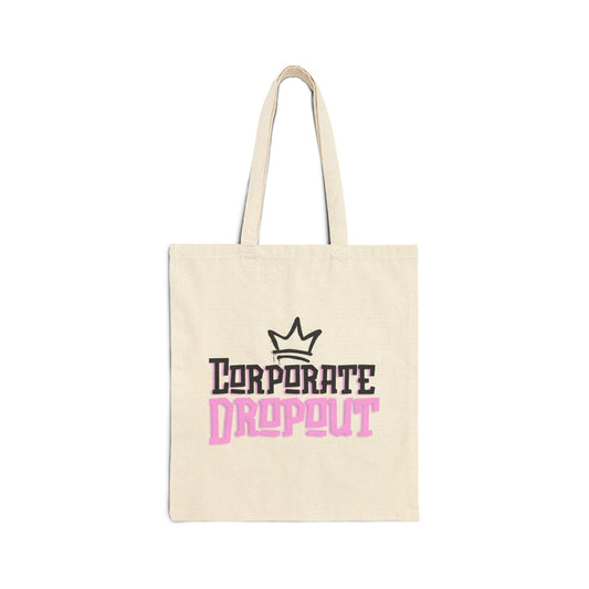 Corporate Dropout Cotton Canvas Tote Bag - Stylish & Reusable Shopping Companion