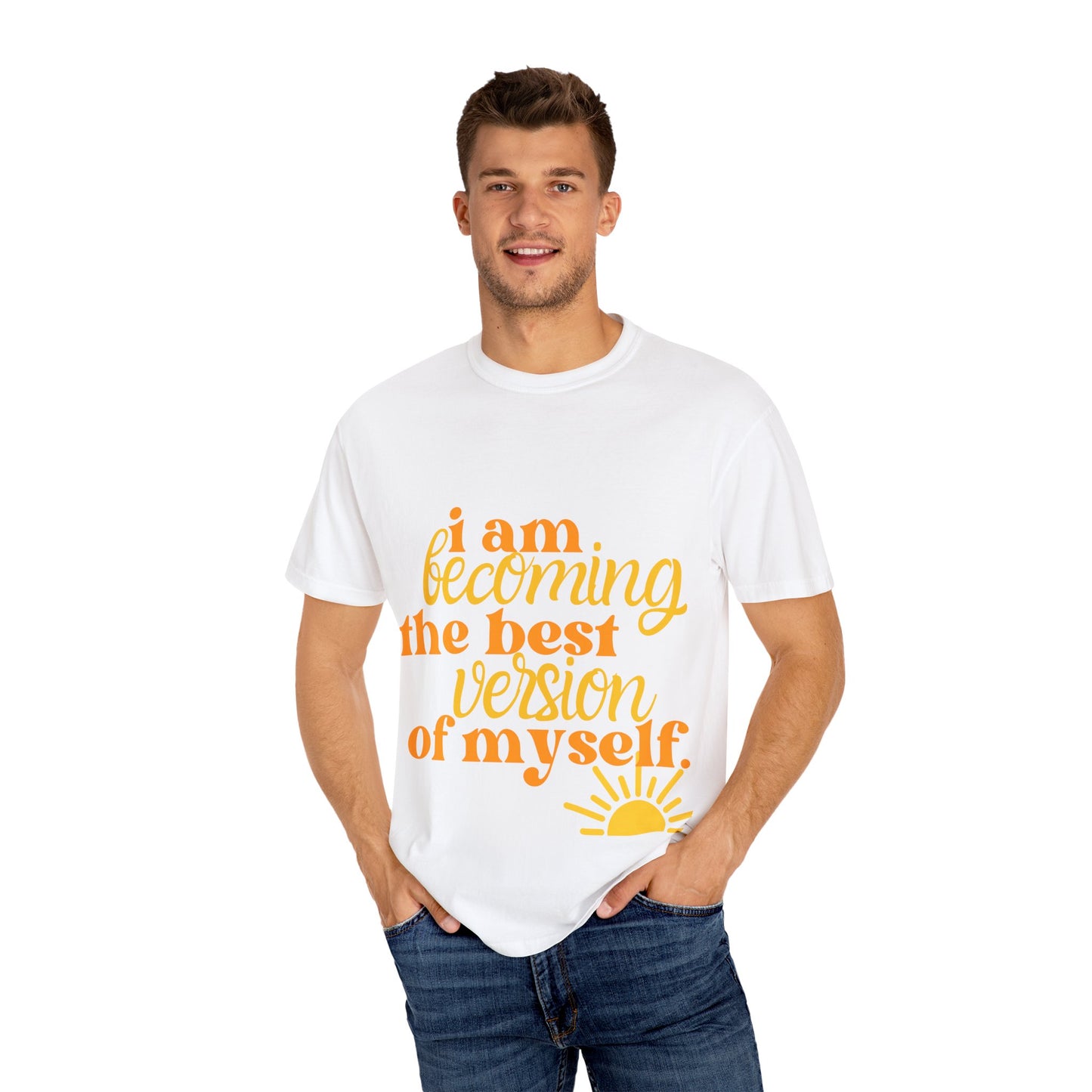 Inspiring Motivational T-Shirt, Personal Growth Tee, Positive Vibes Shirt, Self-Improvement Gift, Everyday Comfort Wear
