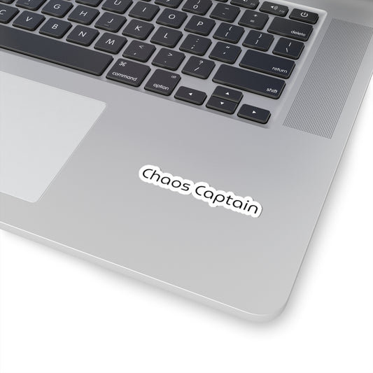 Chaos Captain Kiss-Cut Stickers - Fun Laptop Decal for Creative Souls