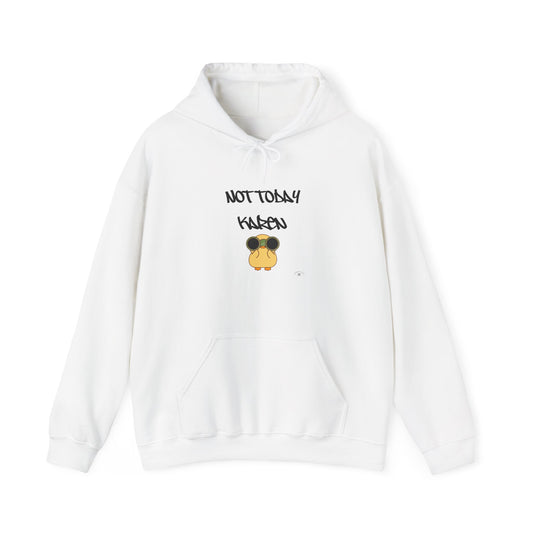Funny Quote Hoodie, Not Today Karen Sweatshirt, Casual Gift, Trendy Streetwear, Relaxed Fit, Perfect for Daily Wear