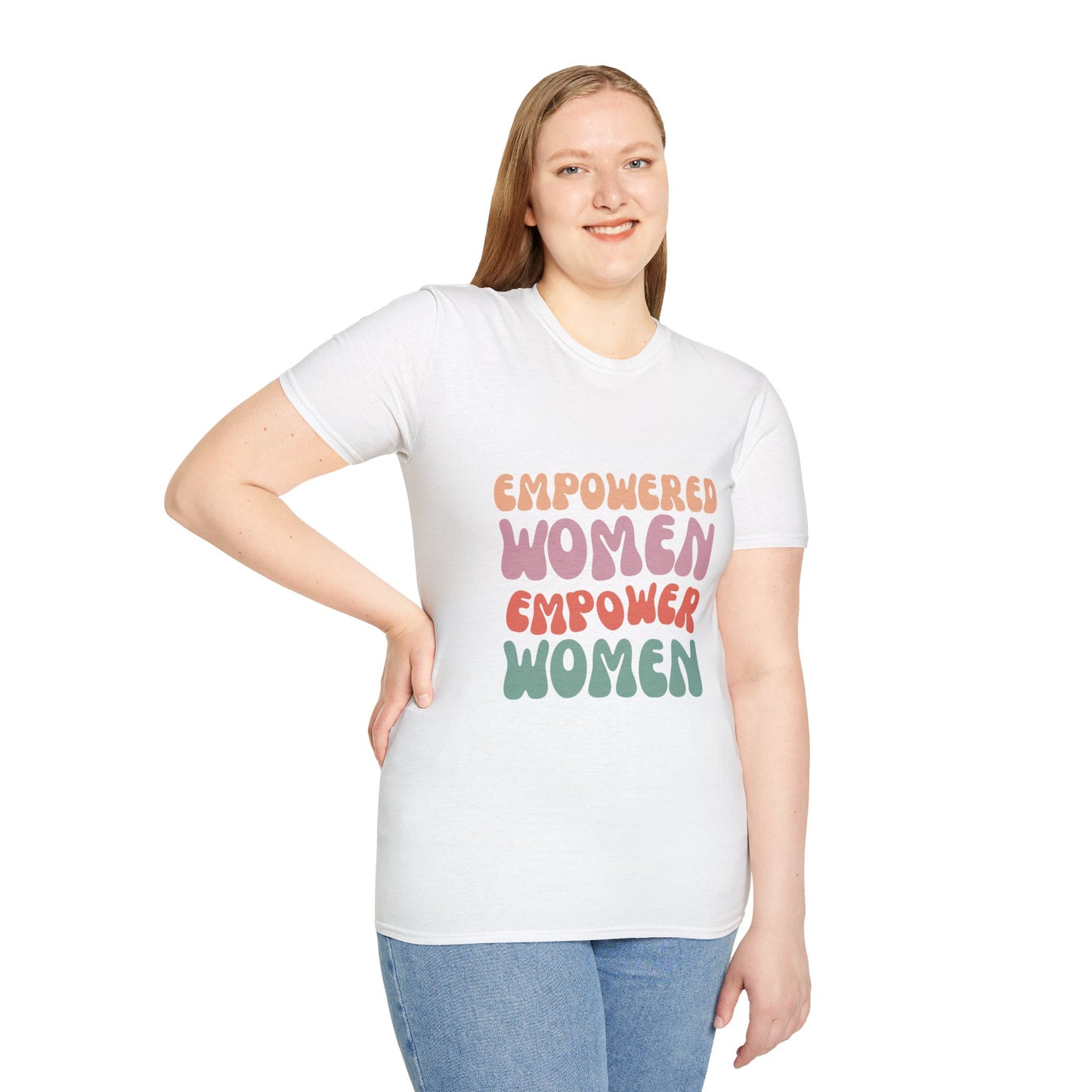 Empowered Women Unisex Softstyle T-Shirt - Inspirational Tee for Feminist Advocacy