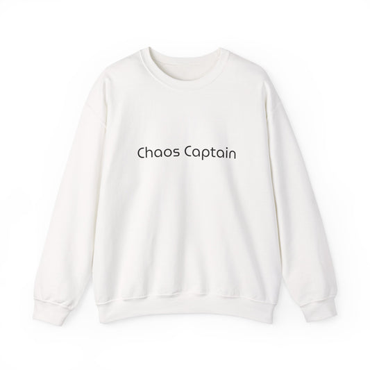 Chaos Captain Unisex Heavy Blend™ Crewneck Sweatshirt - Perfect for Relaxed Outings and Casual Gatherings